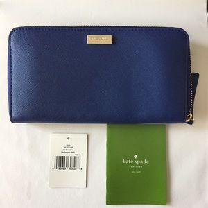 🆕 kate spade Neda Newbury Lane Zip Around Wallet